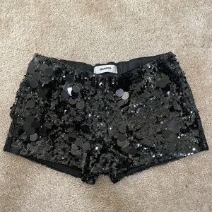 Danielle Guizio Pailette Shorts